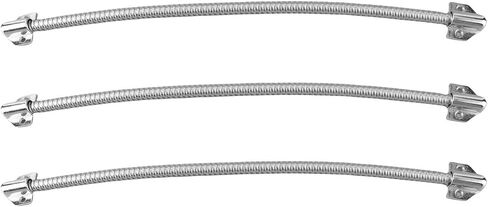 3PCS Armored Door Loop Wire Protector Set. Stainless Exposed Mount Accessor in Kuwait