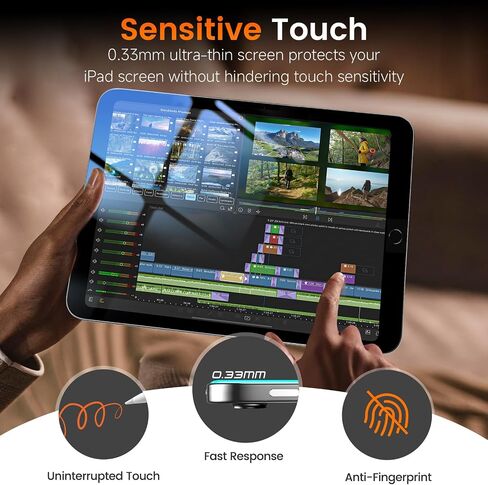 PandaShield 2-Pack HD Clear Screen Protector for iPad Air 10.9-Inch 5/4 Gen in Kuwait