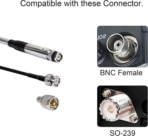 27Mhz CB Antenna Telescopic Antenna Rod (9 in to 51 in) w/Magnetic Base BNC Connector for Handheld Home CB Portable Radios Indoor Transceiver Walkie Talkies Handheld Radio in Kuwait