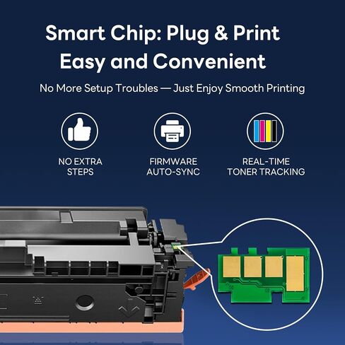 218X Toner Cartridges 4 Pack with Chip Compatible Replacement for HP 218X in Kuwait