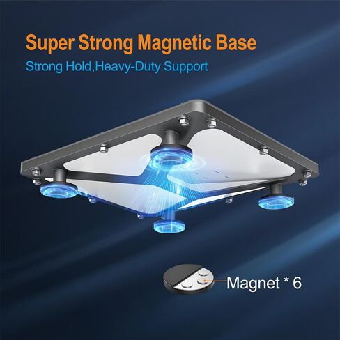 Starlink Mini Magnetic Mount, 220IBS Strong Magnet Bases, Starlink Mini Car Mount with Protection Cover for RV, Truck, Camping, Roof & Outdoor Use Aluminum Alloy in Kuwait