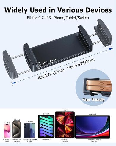 2-in-1 Tablet iPad Cup Holder Mount with Flexible Metal Arm in Kuwait