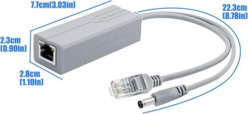 48V to 9V POE Splitter Adapter for Networking Cameras 10 / 100Mbps in Kuwait