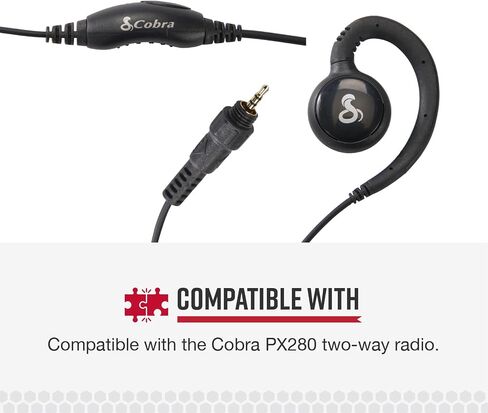 Cobra PX280 C-Shape Headset for Cobra Two-Way Radios in Saudi Arabia