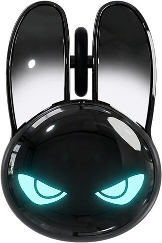 Wireless Gaming Mouse, RGB Light Eyes, Evil Bunny Design, 2.4G/BT in Kuwait