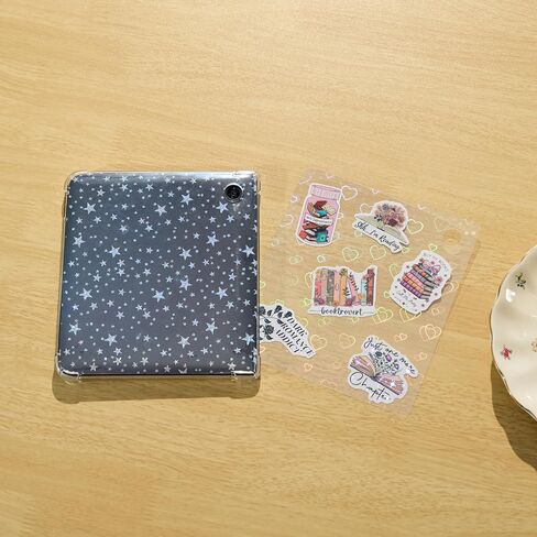 11PCS Inserts for E-Reader Clear Case, Compatible with Kobo Libra Colour, Holographic Decor Decoration Accessories (5pcs Glittery+ 6pcs Clear Inserts) in Kuwait