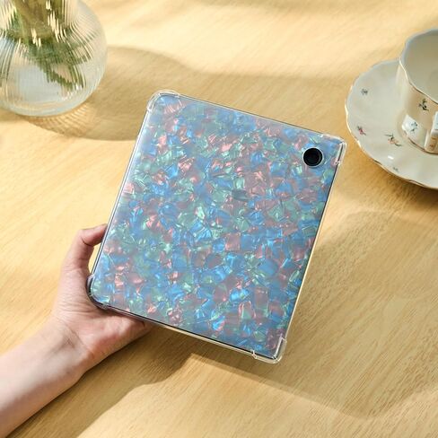 11PCS Inserts for E-Reader Clear Case, Compatible with Kobo Libra Colour, Holographic Decor Decoration Accessories (5pcs Glittery+ 6pcs Clear Inserts) in Kuwait
