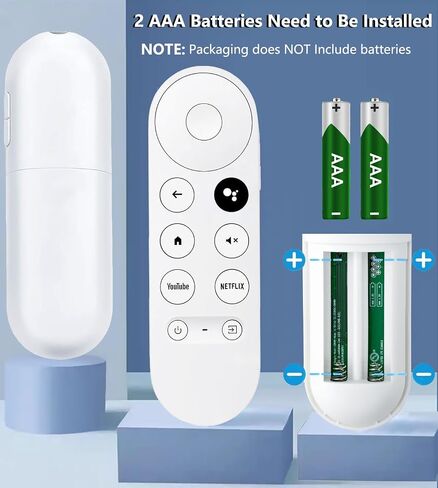 Upgrade Voice Remote for Google Chromecast 4k Snow TV, G9N9N Replacement Remote Control for Google TV, GA01920-US, GA01409-US, GA01923-US, GA01919-US in Kuwait