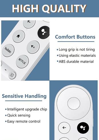 Upgrade Voice Remote for Google Chromecast 4k Snow TV, G9N9N Replacement Remote Control for Google TV, GA01920-US, GA01409-US, GA01923-US, GA01919-US in Kuwait