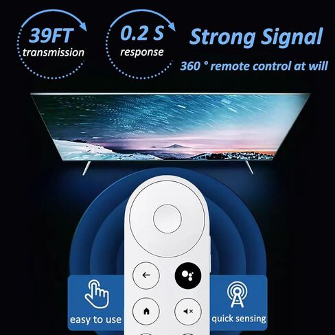 Upgrade Voice Remote for Google Chromecast 4k Snow TV, G9N9N Replacement Remote Control for Google TV, GA01920-US, GA01409-US, GA01923-US, GA01919-US in Kuwait