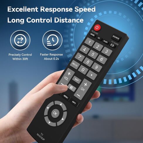 Replacement Sanyo TV Remote Control NH315UP/NH315UD for Sanyo LED LCD LCD HDTV Smart TV, No Setup Needed in Kuwait