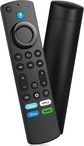 Replacement Voice Remote for All FireSeries, Stick 4K (1st/2nd Gen/Max/Plus),TV Stick (2nd/3rd Gen/Lite/HD),TV Cube (1st/2nd/3rd Gen), for Insignia Smart TVs in Kuwait