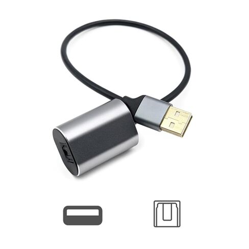 USB-A to Toslink Optical Audio Adapter Cable in Kuwait