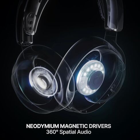 SteelSeries Arctis Nova 7P Wireless Gen 2 Gaming Headset - Real-Time App Control, 50+ HR Play, Neodymium Magnetic Drivers, Mix 2.4GHz/Bluetooth, PS, PC, Switch 1/2, Mobile - White (Renewed) in Saudi Arabia