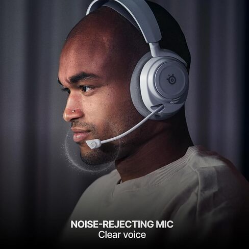 SteelSeries Arctis Nova 7P Wireless Gen 2 Gaming Headset - Real-Time App Control, 50+ HR Play, Neodymium Magnetic Drivers, Mix 2.4GHz/Bluetooth, PS, PC, Switch 1/2, Mobile - White (Renewed) in Saudi Arabia