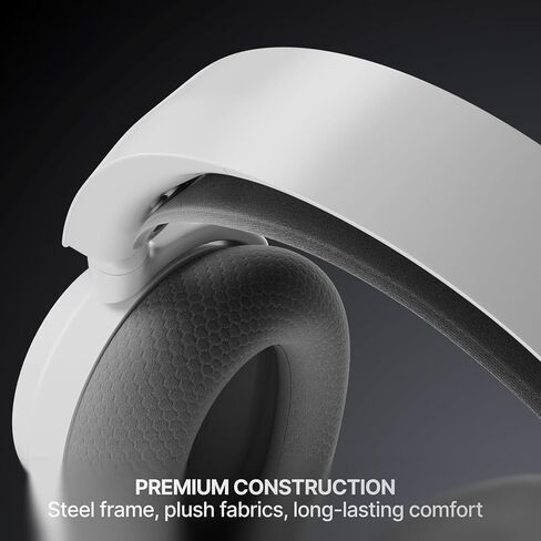 SteelSeries Arctis Nova 7P Wireless Gen 2 Gaming Headset - Real-Time App Control, 50+ HR Play, Neodymium Magnetic Drivers, Mix 2.4GHz/Bluetooth, PS, PC, Switch 1/2, Mobile - White (Renewed) in Saudi Arabia