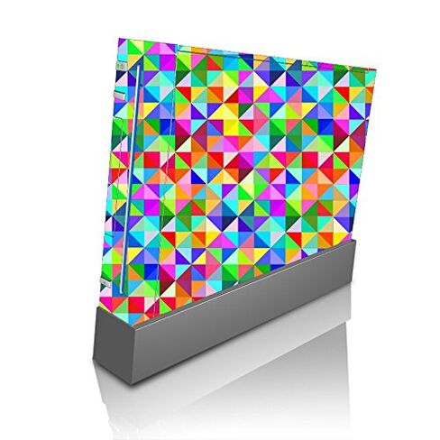 Triangles Pattern Lots Bright Colors Fun Vinyl Decal Sticker Skin by Debbie's Designs for Wii Console in Saudi Arabia