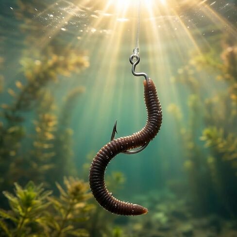 Realistic Earthworm Soft Plastic Fishing Lures 30Pcs/90Pcs Lifelike Grub Worm Artificial Bait for Bass Trout in Saudi Arabia