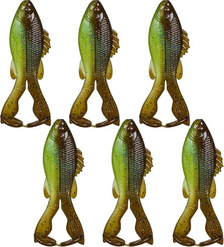 6th Sense – BuzzGill – Topwater Soft Plastic Bluegill Bait – Bass Fishing – Weedless Buzzing Legs – Great for Heavy Cover in Saudi Arabia