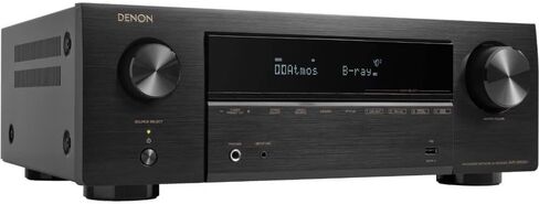 Denon AVR-X1800H 7.2 Channel 8K Home Theater Receiver with Dolby Atmos, HEOS Built-in, and Audyssey Room Correction (Factory Certified Refurbished) in Saudi Arabia