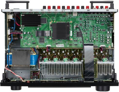 Denon AVR-X1800H 7.2 Channel 8K Home Theater Receiver with Dolby Atmos, HEOS Built-in, and Audyssey Room Correction (Factory Certified Refurbished) in Saudi Arabia