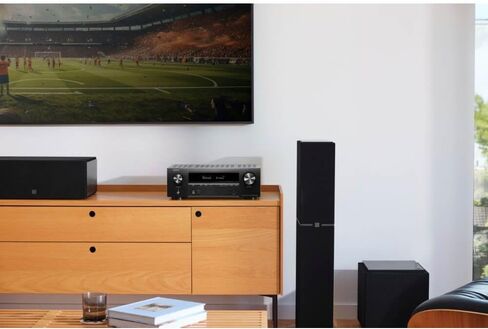 Denon AVR-X1800H 7.2 Channel 8K Home Theater Receiver with Dolby Atmos, HEOS Built-in, and Audyssey Room Correction (Factory Certified Refurbished) in Saudi Arabia