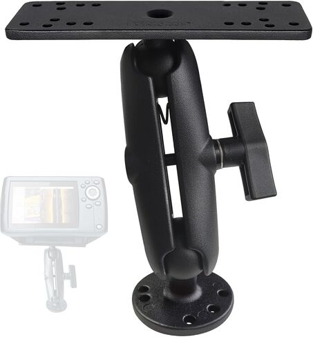Fish Finder Mount, Adjustable Aluminum Bracket for 5-12" Screens in Saudi Arabia