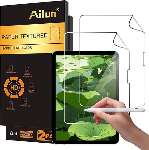 Ailun 2 Pack Paper Textured Screen Protector for iPad 9/8/7, 10.2 Inch in Kuwait