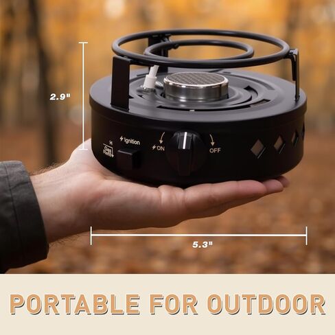 BLUEFIRE Butane Mini Burner Camping Stove for Tabletop Coffee Siphon Syphon/w Furnace Stand Espresso Maker Chafing Soup in Saudi Arabia