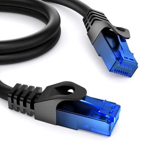 KabelDirekt – Network Cable 10Gbps – 2x5ft, Black in Kuwait