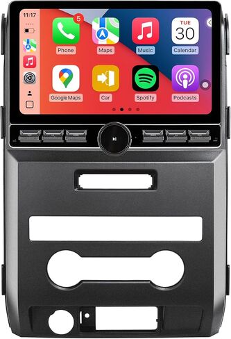Android 13 Car Radio Stereo for Ford F150 F-150 2009 2010 2011 2012 with Wireless Carplay & Android Auto, IPS QLED Touch Screen Head Unit, GPS, Bluetooth, 5G WiFi, SWC, 1080P HD Back-up Camera (2+64) in Saudi Arabia