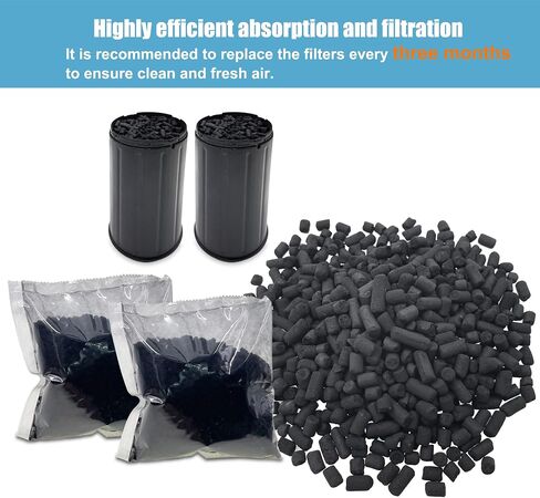 2 Pack Odor Absorbing Filter Refills for Vitamix FoodCycler Filters in Kuwait