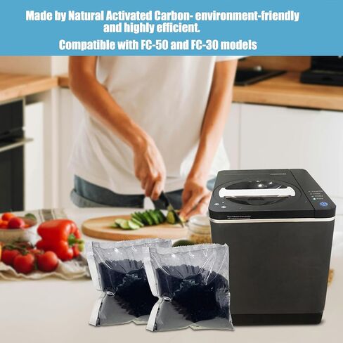 2 Pack Odor Absorbing Filter Refills for Vitamix FoodCycler Filters in Kuwait