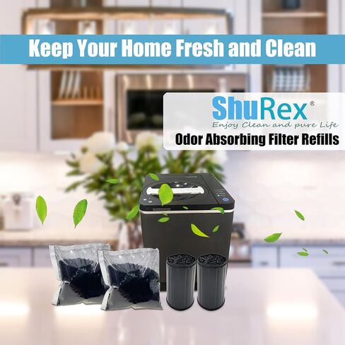 2 Pack Odor Absorbing Filter Refills for Vitamix FoodCycler Filters in Kuwait