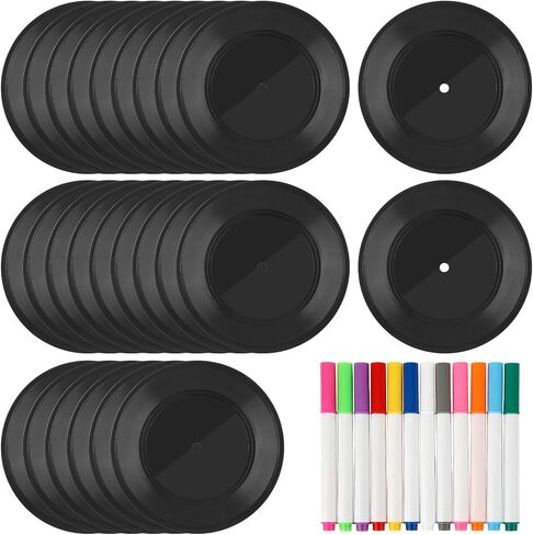 ASelected 36PCS 7In 0.31Hole Blank Vinyl Records for Record Decor in Kuwait