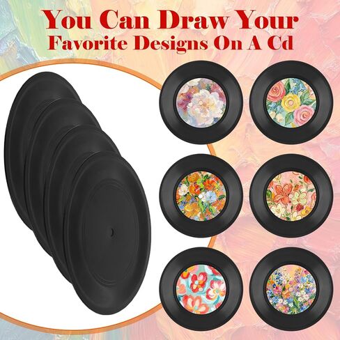 ASelected 36PCS 7In 0.31Hole Blank Vinyl Records for Record Decor in Kuwait