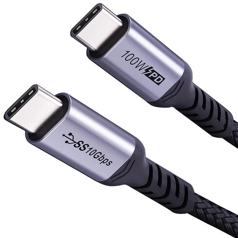 Short USB C Cable 100W, 1.5ft 2 Packs, 10Gbps Data Speed, 4K Video in Kuwait