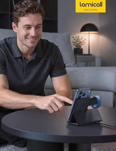 Lamicall 3 in 1 Charging Station for Apple - Foldable Travel Charger Stand in Kuwait