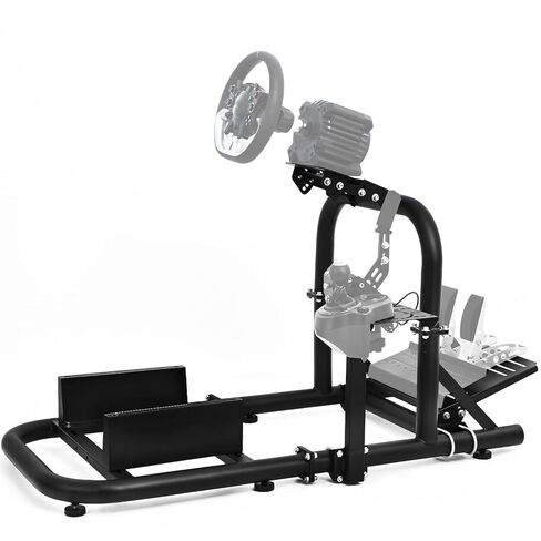 Dardoo Gaming Simulator Cockpit Adjustable Compatible with Logitech G27 G29 G920 G923, for Fanatec, for Thrustmaster T300RS T500R, Racing Simulator Cockpit without Wheel Pedal Shifter Seat in Kuwait