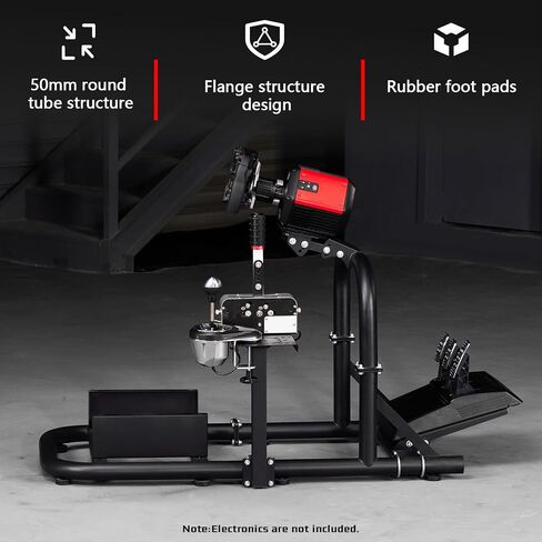 Dardoo Gaming Simulator Cockpit Adjustable Compatible with Logitech G27 G29 G920 G923, for Fanatec, for Thrustmaster T300RS T500R, Racing Simulator Cockpit without Wheel Pedal Shifter Seat in Kuwait