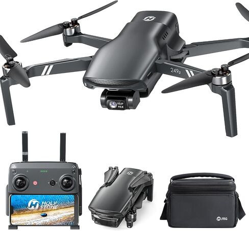 Holy Stone HS900 Drone with Camera for Adults, 3-Axis Gimbal, 8K Photo, 4K/30FPS Video, 20000Ft Transmission, AI Follow Me, Smart Return, QuickShots, Beginner-Friendly in Kuwait