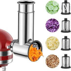 Slicer Shredder Attachment for Kitchenaid Stnad Mixer, Stainless Steel in Kuwait