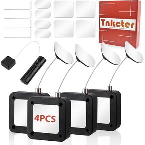 4 Pack Retractable Remote Control Tether, Cable Security Lanyard in Kuwait