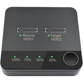 1 Set M.2 SATA Duplicator Notebook Hard Dive Box with Clone for M2 HDD SSD Reader, Black & Gray, 500389728 in Kuwait