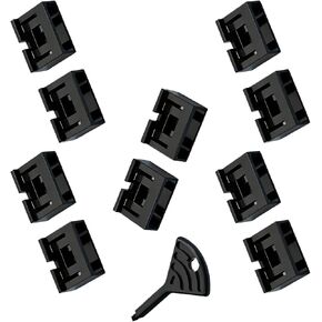 10Pcs Invisible USB Port Protectors Includes Single for Data Theft on Workstations USB Security in Kuwait