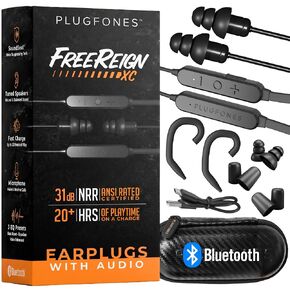 Plugfones FreeReign XC Bluetooth Hearing Protection Earplug Headphones in Kuwait