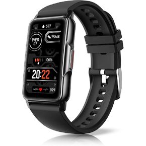 Fitness Tracker with Heart Rate Blood Oxygen Blood Pressure Sleep Monitor Sports Modes Step Calorie Counter Pedometer IP68 Waterproof in Kuwait