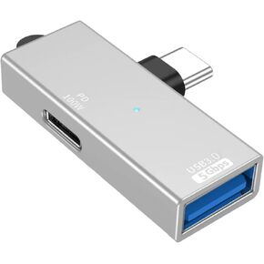[Apple MFi Certified] USB-C Splitter with 100W Fast Charging Port and 5Gbps USB 3.0, 2-in-1 Thunderbolt 4/3 OTG Adapter for iPhone 17/16/15 Pro Max, iPad Pro, MacBook, Rog Ally, Steam Deck in Saudi Arabia