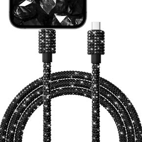 Type C Lightn-ing for iPhone 14 Charger Cord 60W Bling Fast Charging Cord in Kuwait