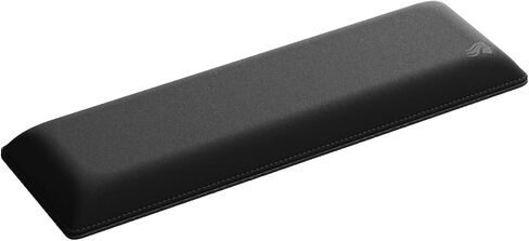 GLORIOUS Gaming Padded Keyboard Wrist Rest (Compact, 1" Thick) - Anti-Fray Stitched Edges, Smooth Cloth Surface, Anti-Slip Rubber Base, Medium Firmness, 13" x 4" x 1" - Black in Kuwait
